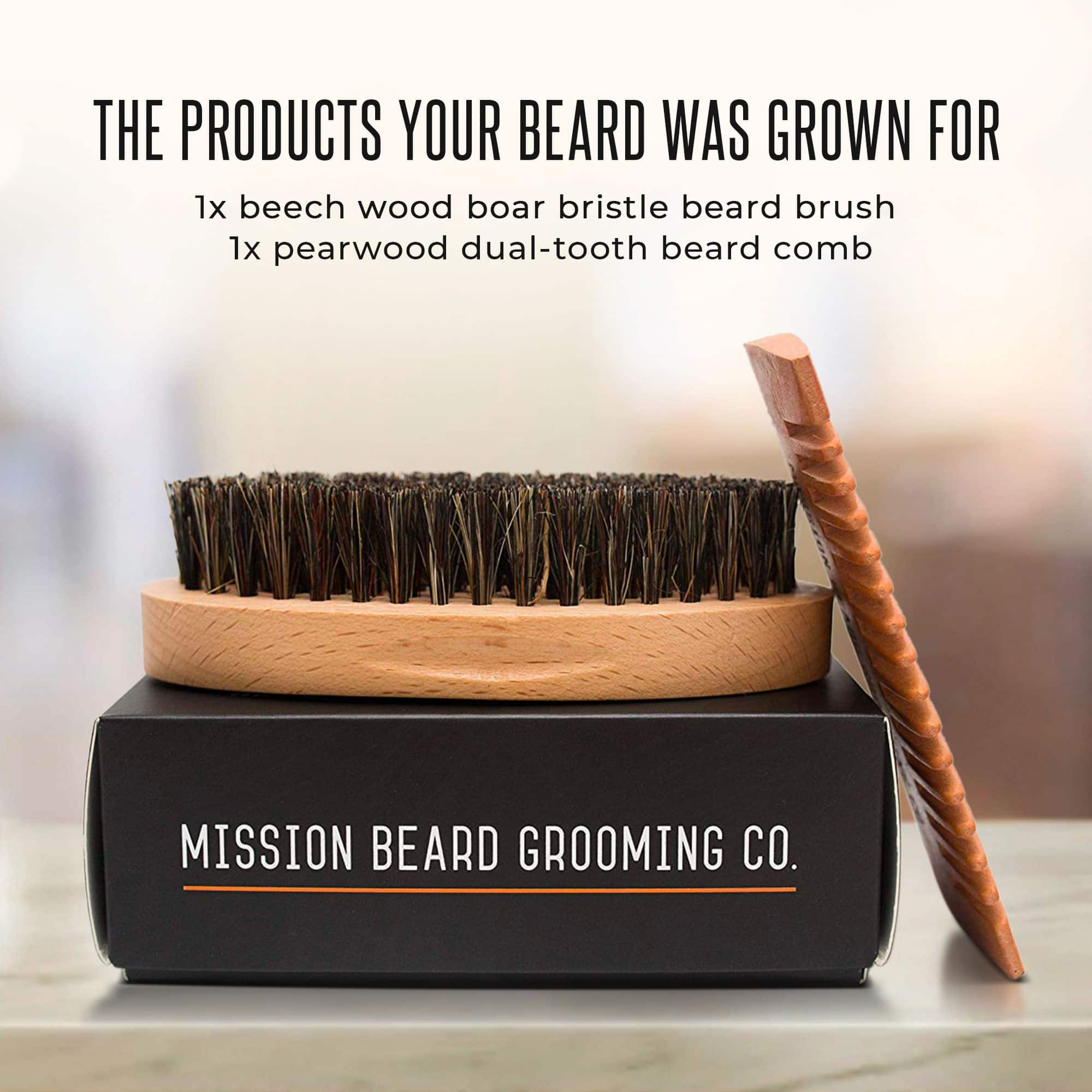 beard brush kit